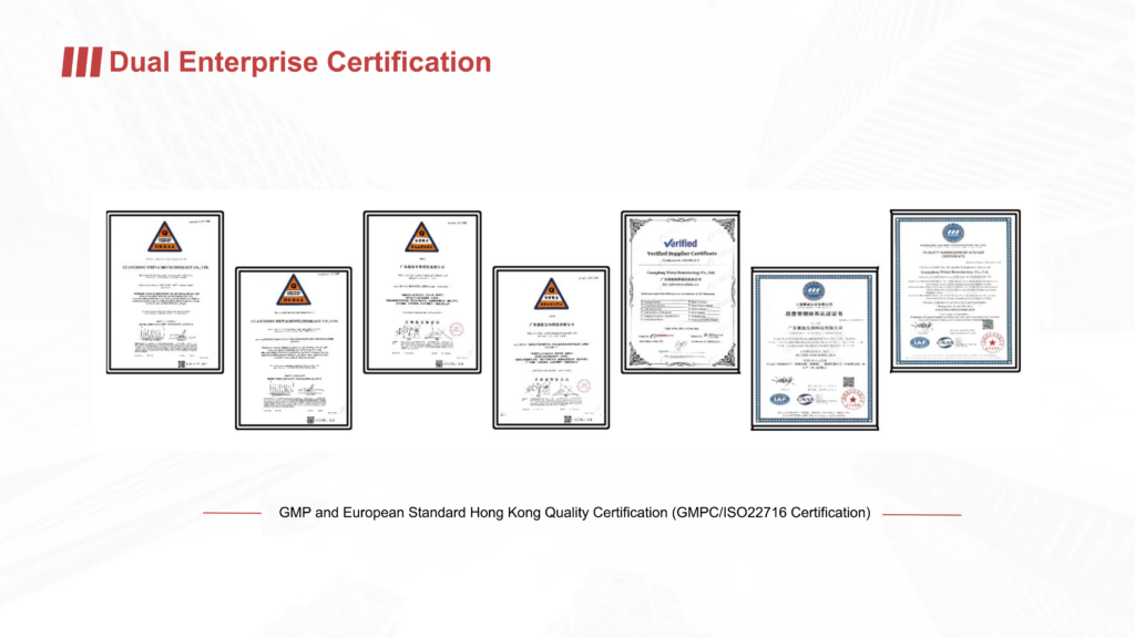 gmpc iso22716 certification